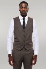 Striped-Slim-Fit-Brown-Men-Suit-Wessi-5