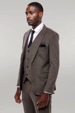 Striped-Slim-Fit-Brown-Men-Suit-Wessi-9