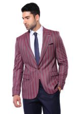 Striped-Slim-Fit-Single-Button-Burgundy-Men-Blazer-Wessi-4
