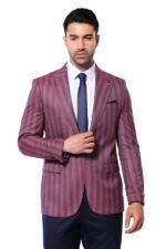 Striped-Slim-Fit-Single-Button-Burgundy-Men-Blazer-Wessi-7