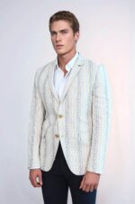 Stripped-Beige-Slim-Fit-Blazer-Wessi-2