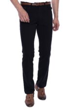 Suede Black Men Jeans