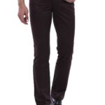 Suede Dark Brown Men Jeans - Wessi