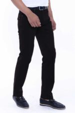 Suede-Flap-Pockets-Plain-Dark-Brown-Men-Pants-Wessi-3