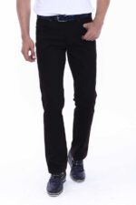 Suede-Flap-Pockets-Plain-Dark-Brown-Men-Pants-Wessi-4