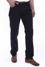 Suede-Plain-Covered-Pocket-Black-Men-Pants-Wessi-4