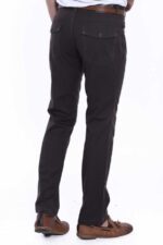 Suede-Pocket-Flap-Plain-Cotton-Dark-Brown-Men-Trousers-Wessi-2