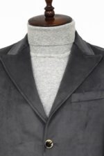 Suede-Slim-Fit-Long-Grey-Men-Coat-Wessi-1