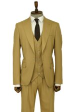 Tan-Mens-Plain-Suit-with-Vest-Wessi-2