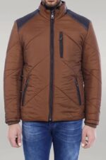 Tan-Quilted-Down-Men-Coat-Wessi-1