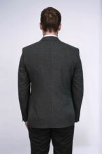 Textured-Slim-Fit-Peak-Lapel-Anthracite-Men-Blazer-Wessi-4