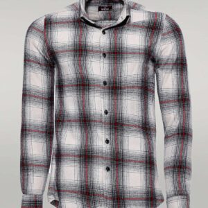 Thick Checked Grey Men Lumberjack Shirt - Wessi