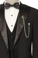 Three-Piece-Slim-Fit-Single-Button-Black-Men-Suit-1