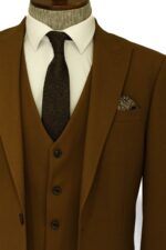 Three-Piece-Slim-Fit-Single-Button-Tan-Men-Suit-1
