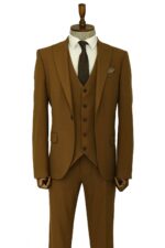 Three-Piece-Slim-Fit-Single-Button-Tan-Men-Suit-2
