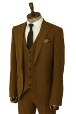 Three-Piece-Slim-Fit-Single-Button-Tan-Men-Suit-3