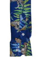 Tiger-Patterned-Slim-Fit-Long-Sleeves-Blue-Men-Shirt-Wessi-3