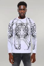 Tiger-Patterned-Slim-Fit-White-SweatshirtTiger-Patterned-Slim-Fit-White-Sweatshirt-Wessi-5