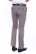 Trimmed-Pockets-Plain-Slim-Fit-Beige-Men-Pants-Wessi-2