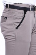 Trimmed-Pockets-Plain-Slim-Fit-Beige-Men-Pants-Wessi-3