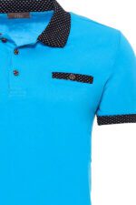 Turquoise-Polo-Neck-T-Shirt-Wessi-1