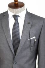 Two-Buttons-Two-Piece-Grey-Men-Suit-Wessi-1
