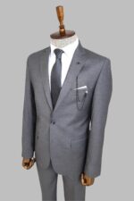 Two-Buttons-Two-Piece-Grey-Men-Suit-Wessi-2