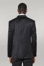 Two-Buttons-Two-Piece-Shiny-Black-Men-Suit-Wessi-3
