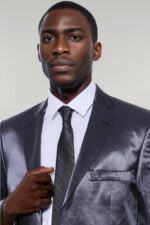 Two-Buttons-Two-Piece-Slim-Fit-Satin-Navy-Blue-Men-Suit-2
