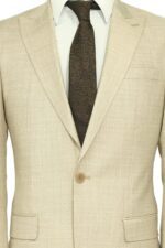 Two-Piece-Slim-Fit-Single-Button-Beige-Men-Suit-1