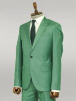 Two-Piece-Slim-Fit-Single-Button-Green-Men-Suit-Wessi-1