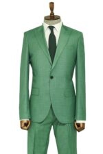 Two-Piece-Slim-Fit-Single-Button-Green-Men-Suit-Wessi-5