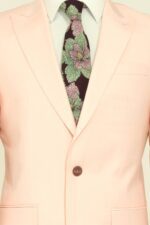 Two-Piece-Slim-Fit-Single-Button-Peach-Colour-Men-Suit-Wessi-1