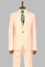 Two-Piece-Slim-Fit-Single-Button-Peach-Colour-Men-Suit-Wessi-2