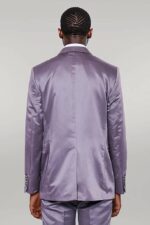 Two-Piece-Two-Buttons-Modeled-Lapel-Satin-Grey-Men-Groom-Suit-2