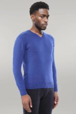 V-Neck-Indigo-Men-Sweater-Wessi-1