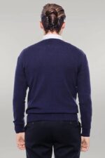 V-Neck-Navy-Blue-Men-Sweater-Wessi-3
