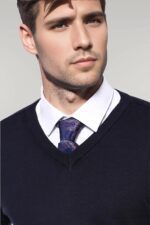 V-Neck-Navy-Blue-Sweater-Wessi-1