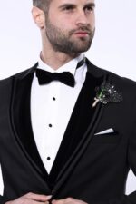 Velvet-Collar-Patterned-Black-Tuxedo-Wessi-1