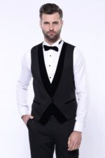 Velvet-Collar-Patterned-Black-Tuxedo-Wessi-4