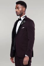 Velvet-Collar-Patterned-Burgundy-Tuxedo-Wessi-6