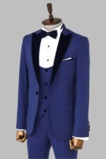 Velvet-Lapel-Slim-Fit-Blue-Men-Suit-Wessi-2