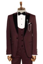 Velvet-Lapel-Slim-Fit-Burgundy-Men-Tuxedo-Wessi-10