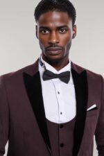 Velvet-Lapel-Slim-Fit-Burgundy-Men-Tuxedo-Wessi-4