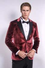 Velvet-Slim-Fit-Burgundy-Men-Tuxedo-Jacket-Wessi-3