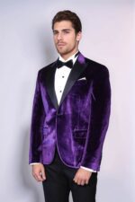 Velvet-Slim-Fit-Single-Button-Purple-Men-Party-Blazer-2