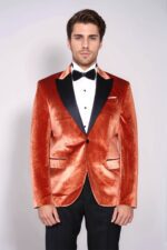 Velvet-Slim-Fit-Single-Button-Tan-Men-Tuxedo-Blazer-1