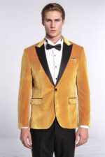 Velvet-Slim-Fit-Yellow-Men-Tuxedo-Jacket-Wessi-1