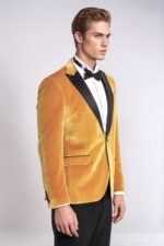 Velvet-Slim-Fit-Yellow-Men-Tuxedo-Jacket-Wessi-2