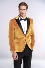 Velvet-Slim-Fit-Yellow-Men-Tuxedo-Jacket-Wessi-3